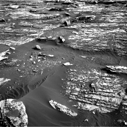 Nasa's Mars rover Curiosity acquired this image using its Right Navigation Camera on Sol 1802, at drive 2840, site number 65