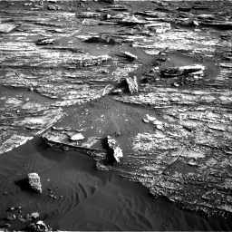 Nasa's Mars rover Curiosity acquired this image using its Right Navigation Camera on Sol 1802, at drive 2858, site number 65