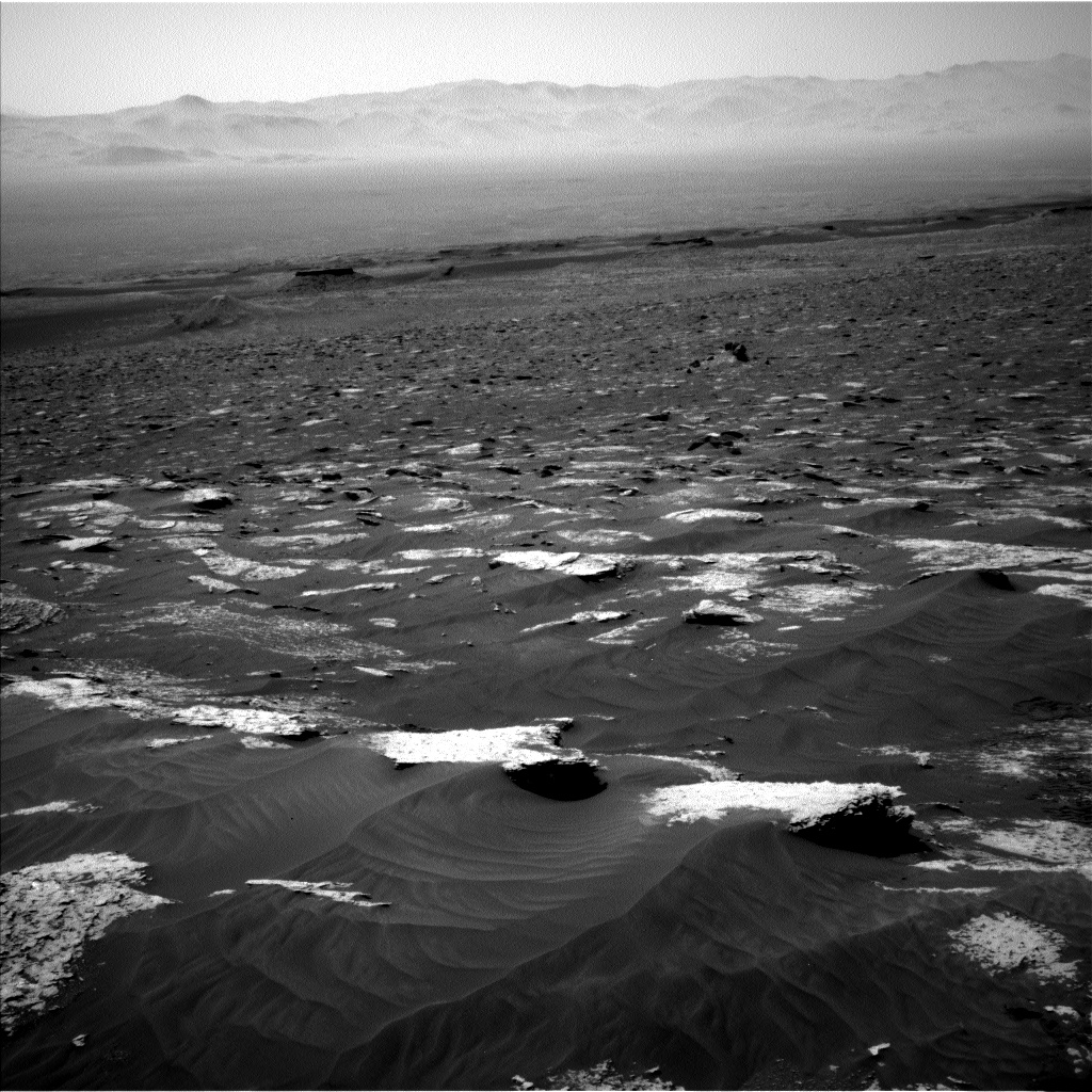 Nasa's Mars rover Curiosity acquired this image using its Left Navigation Camera on Sol 1803, at drive 2882, site number 65