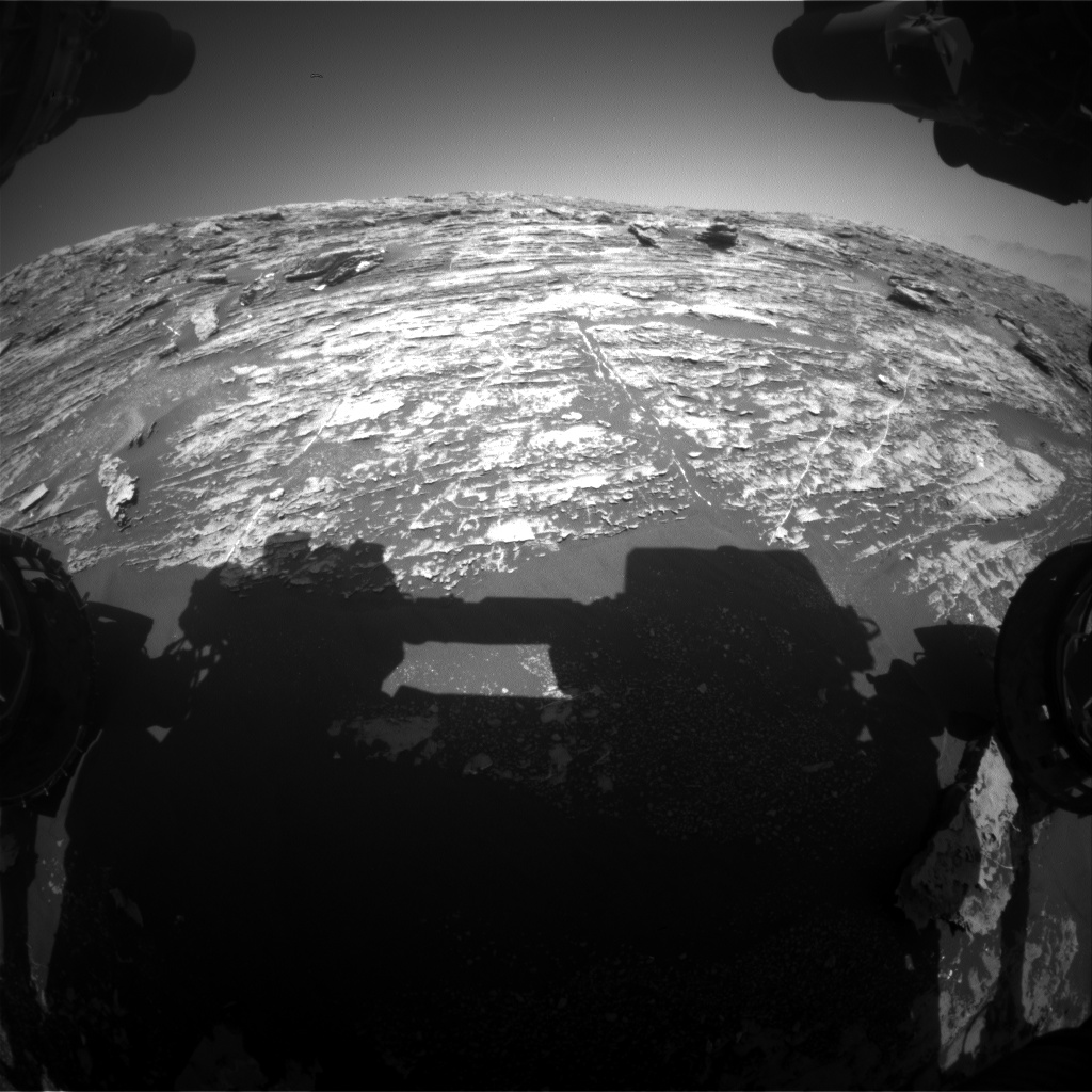 Nasa's Mars rover Curiosity acquired this image using its Front Hazard Avoidance Camera (Front Hazcam) on Sol 1804, at drive 2882, site number 65
