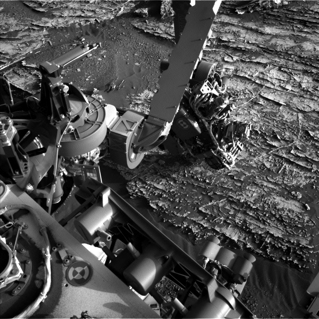 Nasa's Mars rover Curiosity acquired this image using its Left Navigation Camera on Sol 1805, at drive 2882, site number 65