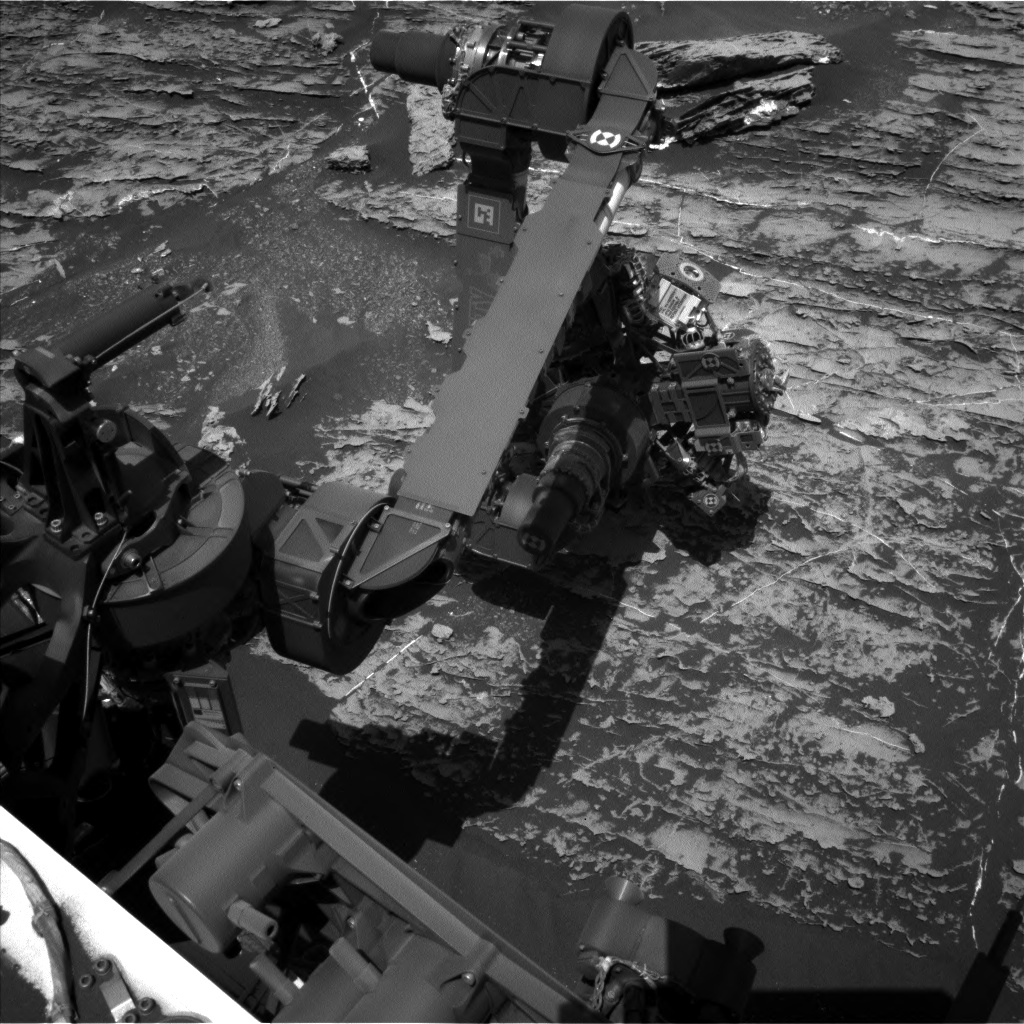 Nasa's Mars rover Curiosity acquired this image using its Left Navigation Camera on Sol 1806, at drive 2882, site number 65