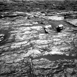 Nasa's Mars rover Curiosity acquired this image using its Left Navigation Camera on Sol 1807, at drive 2882, site number 65