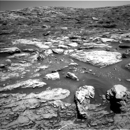 Nasa's Mars rover Curiosity acquired this image using its Left Navigation Camera on Sol 1807, at drive 2900, site number 65