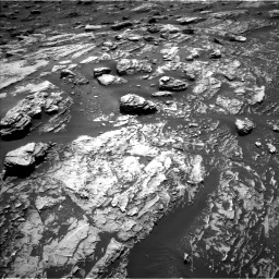 Nasa's Mars rover Curiosity acquired this image using its Left Navigation Camera on Sol 1807, at drive 2918, site number 65