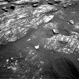 Nasa's Mars rover Curiosity acquired this image using its Left Navigation Camera on Sol 1807, at drive 2960, site number 65