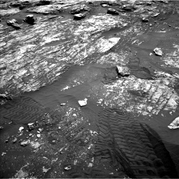 Nasa's Mars rover Curiosity acquired this image using its Left Navigation Camera on Sol 1807, at drive 2966, site number 65
