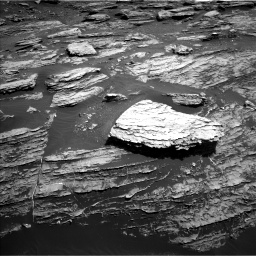 Nasa's Mars rover Curiosity acquired this image using its Left Navigation Camera on Sol 1807, at drive 2990, site number 65