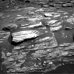 Nasa's Mars rover Curiosity acquired this image using its Left Navigation Camera on Sol 1807, at drive 3002, site number 65