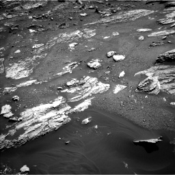 Nasa's Mars rover Curiosity acquired this image using its Left Navigation Camera on Sol 1807, at drive 3026, site number 65