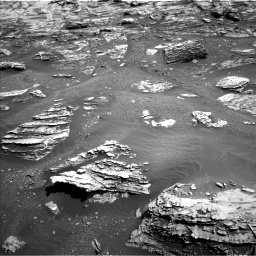 Nasa's Mars rover Curiosity acquired this image using its Left Navigation Camera on Sol 1807, at drive 3068, site number 65