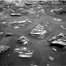 Nasa's Mars rover Curiosity acquired this image using its Left Navigation Camera on Sol 1807, at drive 3080, site number 65