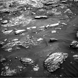 Nasa's Mars rover Curiosity acquired this image using its Left Navigation Camera on Sol 1807, at drive 3092, site number 65