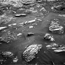 Nasa's Mars rover Curiosity acquired this image using its Left Navigation Camera on Sol 1807, at drive 3098, site number 65