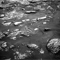 Nasa's Mars rover Curiosity acquired this image using its Left Navigation Camera on Sol 1807, at drive 3104, site number 65