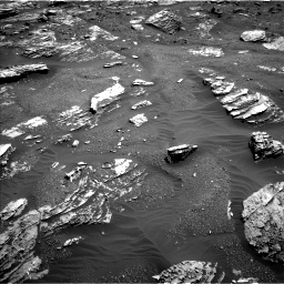 Nasa's Mars rover Curiosity acquired this image using its Left Navigation Camera on Sol 1807, at drive 3134, site number 65