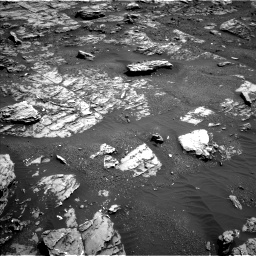 Nasa's Mars rover Curiosity acquired this image using its Left Navigation Camera on Sol 1807, at drive 3158, site number 65