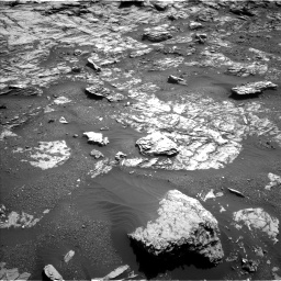Nasa's Mars rover Curiosity acquired this image using its Left Navigation Camera on Sol 1807, at drive 3170, site number 65