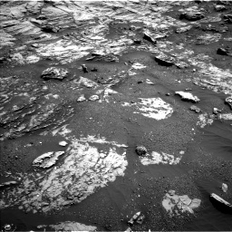 Nasa's Mars rover Curiosity acquired this image using its Left Navigation Camera on Sol 1807, at drive 3188, site number 65
