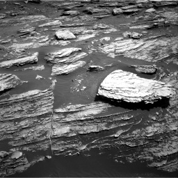 Nasa's Mars rover Curiosity acquired this image using its Right Navigation Camera on Sol 1807, at drive 2996, site number 65