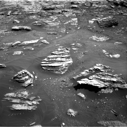 Nasa's Mars rover Curiosity acquired this image using its Right Navigation Camera on Sol 1807, at drive 3080, site number 65