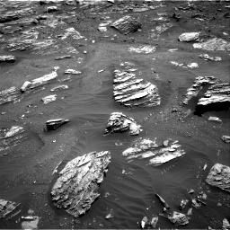 Nasa's Mars rover Curiosity acquired this image using its Right Navigation Camera on Sol 1807, at drive 3116, site number 65