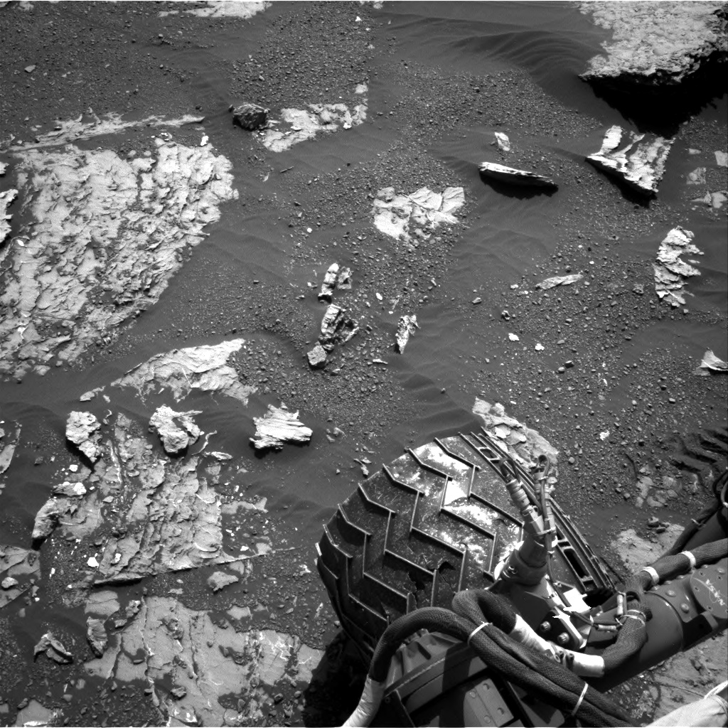 Nasa's Mars rover Curiosity acquired this image using its Right Navigation Camera on Sol 1807, at drive 3200, site number 65