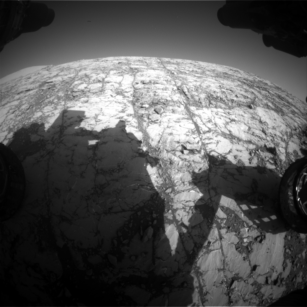 Nasa's Mars rover Curiosity acquired this image using its Front Hazard Avoidance Camera (Front Hazcam) on Sol 1809, at drive 3308, site number 65