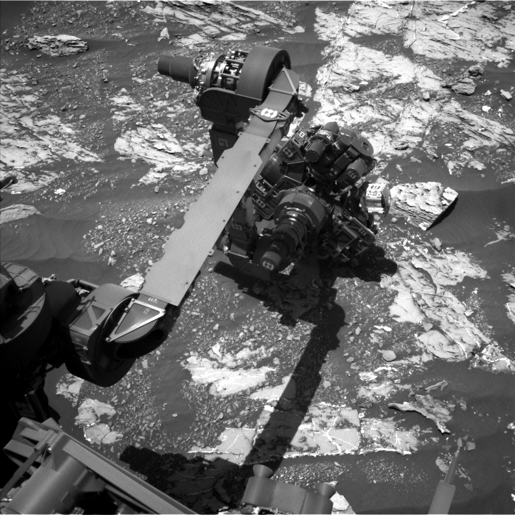 Nasa's Mars rover Curiosity acquired this image using its Left Navigation Camera on Sol 1809, at drive 3200, site number 65