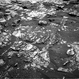 Nasa's Mars rover Curiosity acquired this image using its Left Navigation Camera on Sol 1809, at drive 3230, site number 65