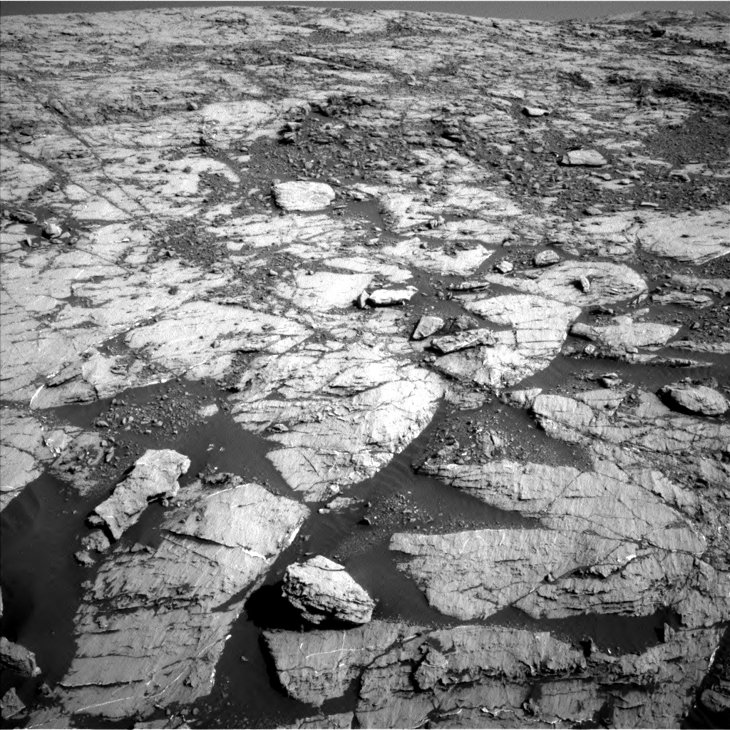 Nasa's Mars rover Curiosity acquired this image using its Left Navigation Camera on Sol 1809, at drive 3248, site number 65
