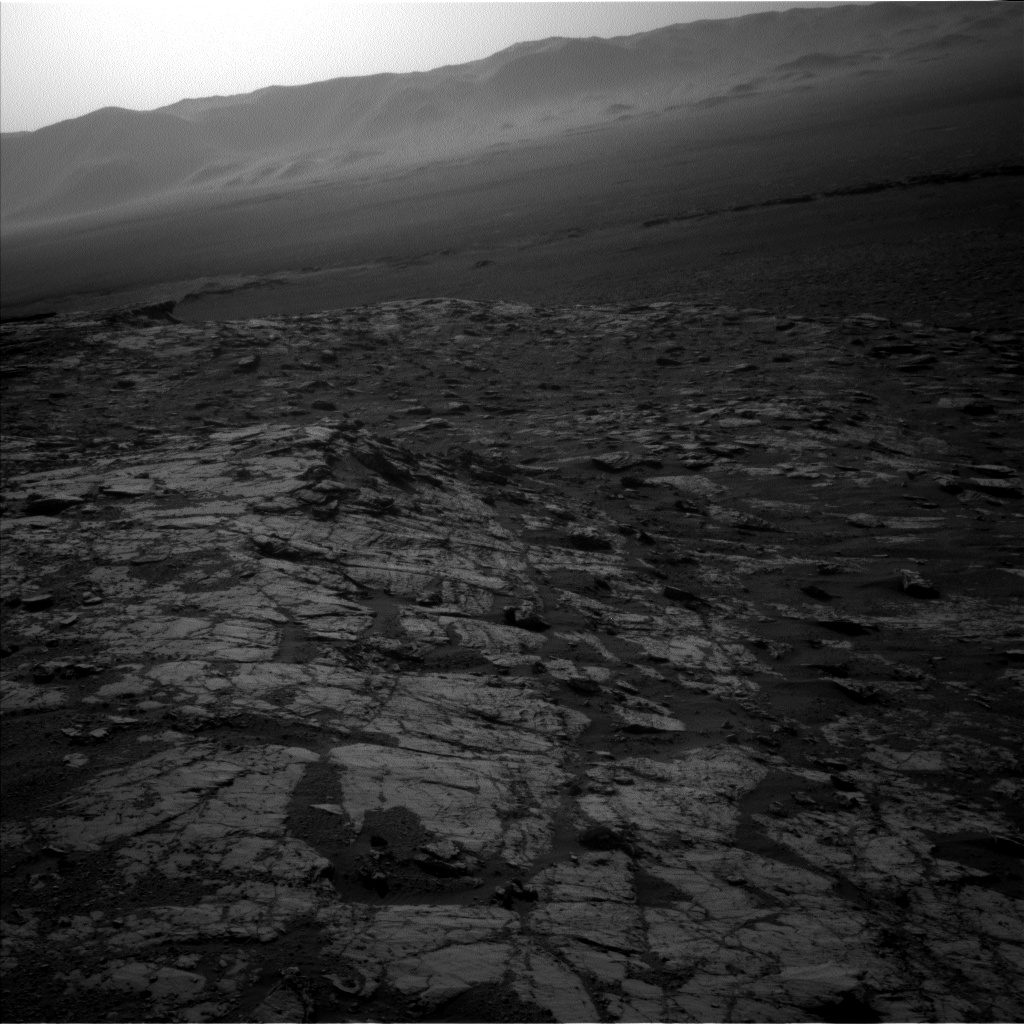 Nasa's Mars rover Curiosity acquired this image using its Left Navigation Camera on Sol 1809, at drive 3308, site number 65