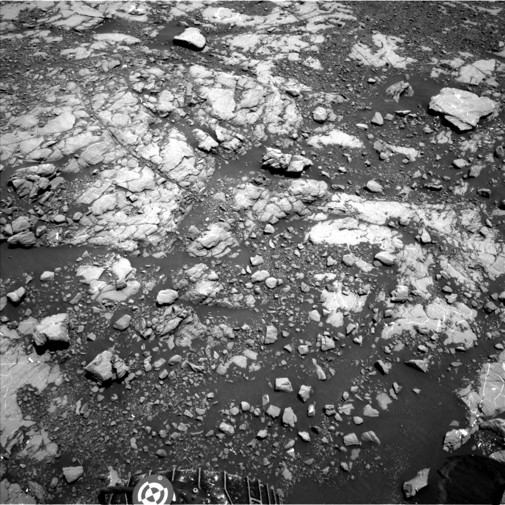 Nasa's Mars rover Curiosity acquired this image using its Left Navigation Camera on Sol 1810, at drive 3308, site number 65