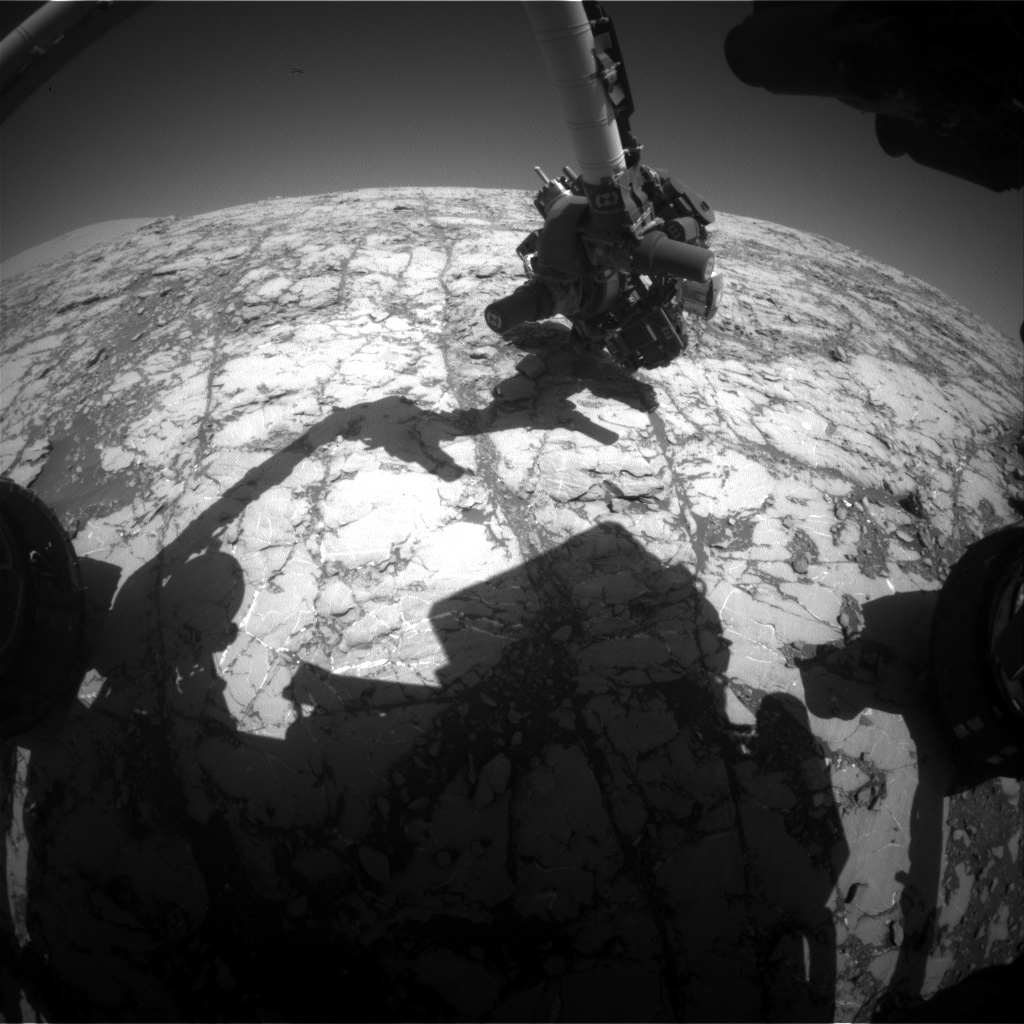 Nasa's Mars rover Curiosity acquired this image using its Front Hazard Avoidance Camera (Front Hazcam) on Sol 1811, at drive 3308, site number 65