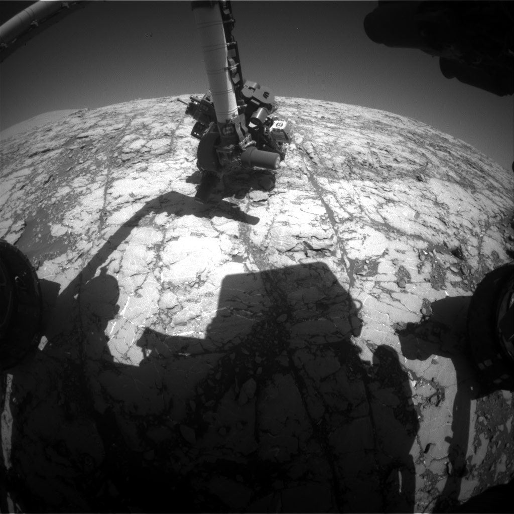 Nasa's Mars rover Curiosity acquired this image using its Front Hazard Avoidance Camera (Front Hazcam) on Sol 1811, at drive 3308, site number 65