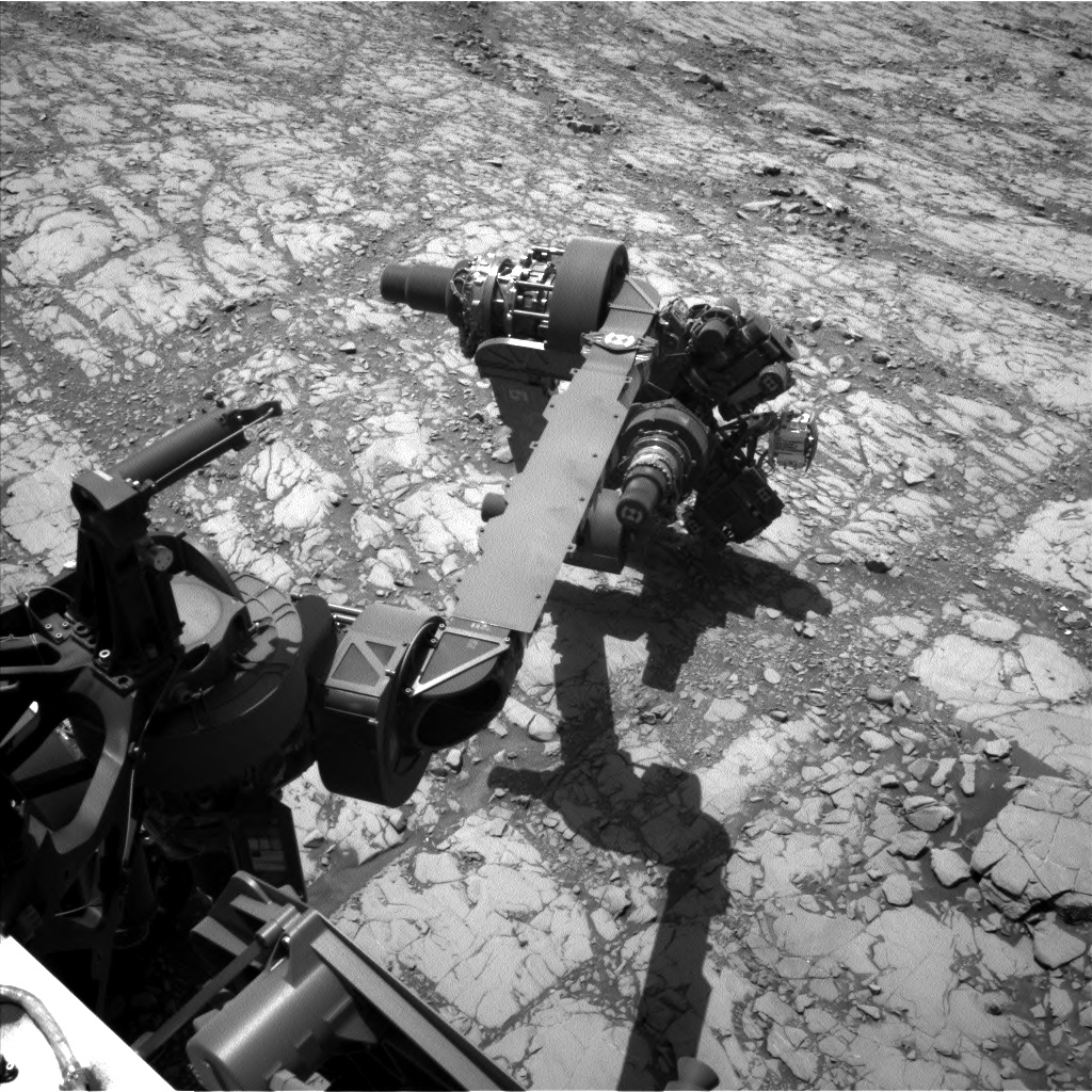 Nasa's Mars rover Curiosity acquired this image using its Left Navigation Camera on Sol 1814, at drive 0, site number 66