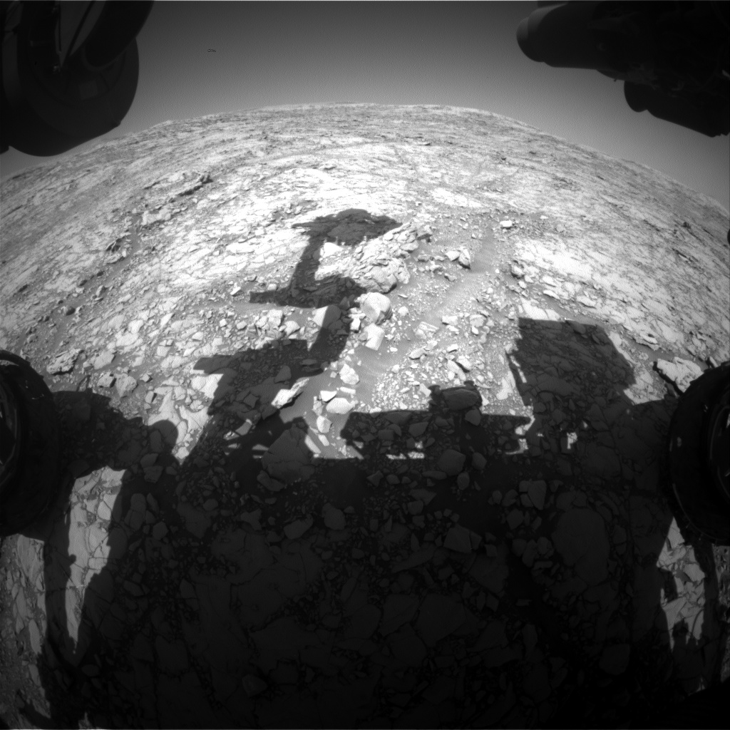 Nasa's Mars rover Curiosity acquired this image using its Front Hazard Avoidance Camera (Front Hazcam) on Sol 1815, at drive 84, site number 66