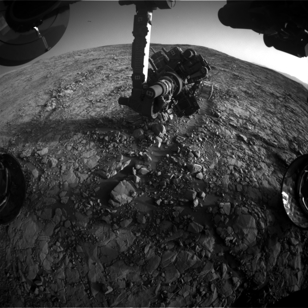 Nasa's Mars rover Curiosity acquired this image using its Front Hazard Avoidance Camera (Front Hazcam) on Sol 1816, at drive 84, site number 66