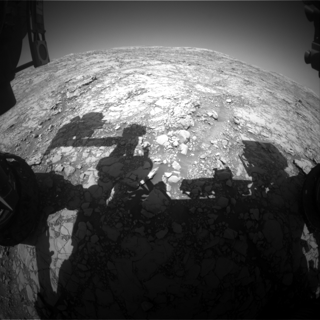 Nasa's Mars rover Curiosity acquired this image using its Front Hazard Avoidance Camera (Front Hazcam) on Sol 1817, at drive 84, site number 66