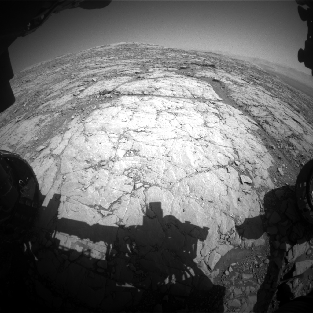 Nasa's Mars rover Curiosity acquired this image using its Front Hazard Avoidance Camera (Front Hazcam) on Sol 1819, at drive 246, site number 66