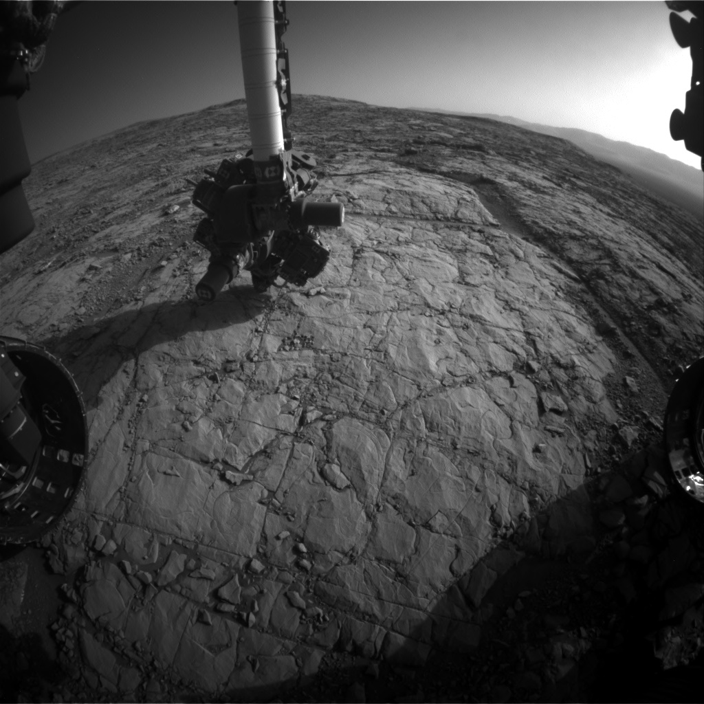Nasa's Mars rover Curiosity acquired this image using its Front Hazard Avoidance Camera (Front Hazcam) on Sol 1821, at drive 246, site number 66