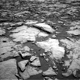 Nasa's Mars rover Curiosity acquired this image using its Left Navigation Camera on Sol 1822, at drive 318, site number 66