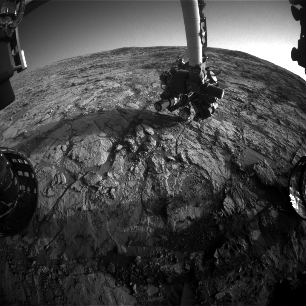Nasa's Mars rover Curiosity acquired this image using its Front Hazard Avoidance Camera (Front Hazcam) on Sol 1824, at drive 384, site number 66
