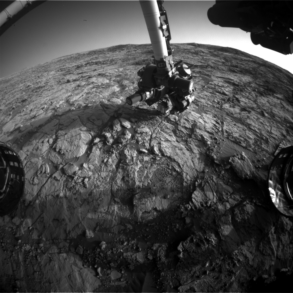 Nasa's Mars rover Curiosity acquired this image using its Front Hazard Avoidance Camera (Front Hazcam) on Sol 1824, at drive 384, site number 66