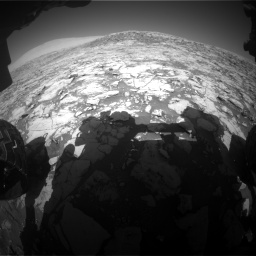 Nasa's Mars rover Curiosity acquired this image using its Front Hazard Avoidance Camera (Front Hazcam) on Sol 1828, at drive 612, site number 66