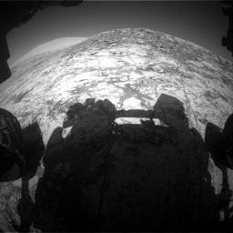 Nasa's Mars rover Curiosity acquired this image using its Front Hazard Avoidance Camera (Front Hazcam) on Sol 1828, at drive 678, site number 66