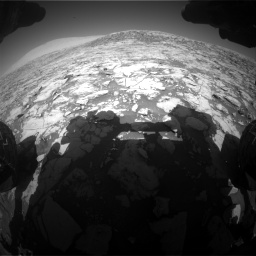 Nasa's Mars rover Curiosity acquired this image using its Front Hazard Avoidance Camera (Front Hazcam) on Sol 1828, at drive 612, site number 66
