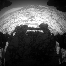 Nasa's Mars rover Curiosity acquired this image using its Front Hazard Avoidance Camera (Front Hazcam) on Sol 1828, at drive 642, site number 66