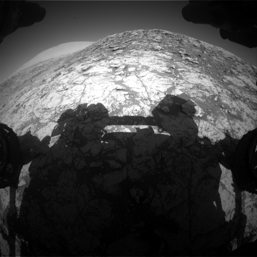 Nasa's Mars rover Curiosity acquired this image using its Front Hazard Avoidance Camera (Front Hazcam) on Sol 1828, at drive 684, site number 66