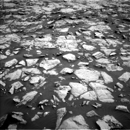 Nasa's Mars rover Curiosity acquired this image using its Left Navigation Camera on Sol 1828, at drive 606, site number 66